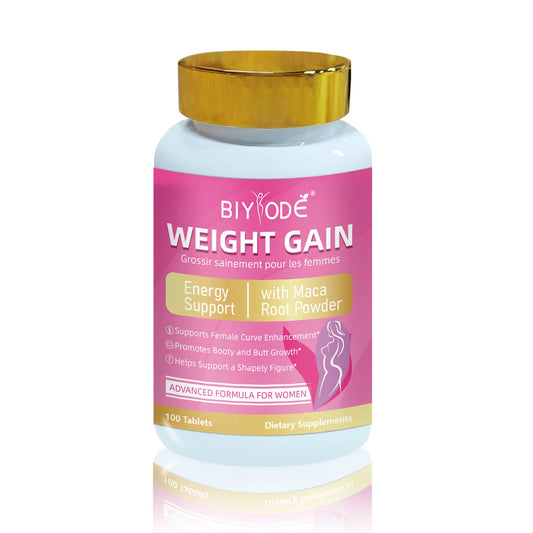 ODM OEM Custom Formula Women Weight Gain Tablets, Herbal Maca Supplement for Female Body Shaping Support