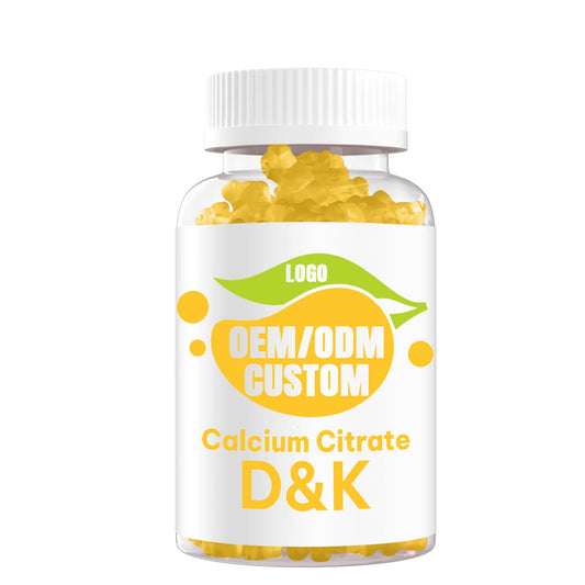 Calcium Citrate D3 K2 Supplement OEM Private Label Triple Bone Support Formula Custom Manufacturing