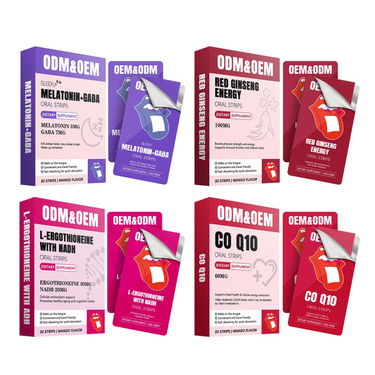 BIYODE Oral Melting Strips OEM ODM Fast Dissolving Sleep and Vitality Support Supplements