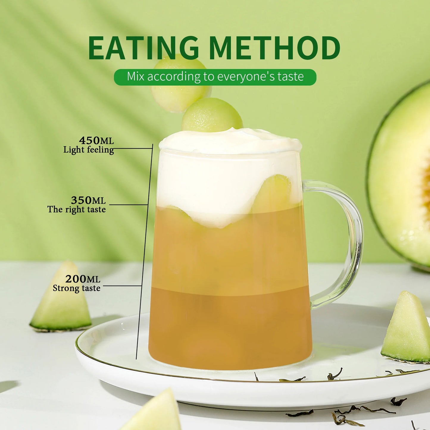 Hami Melon Flavor Beauty Milk Collagen Drink Powder OEM Manufacturer