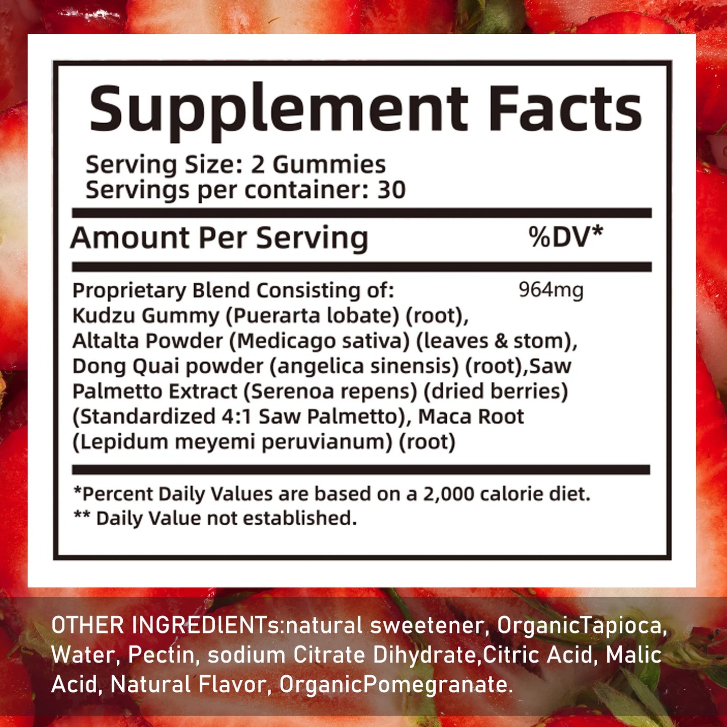 Private Label Custom Aguaje-Gummies Herbal Supplement OEM ODM HALAL GMP Certified Herbal Formula Gummies Body Shaping Support Factory Direct Wholesale