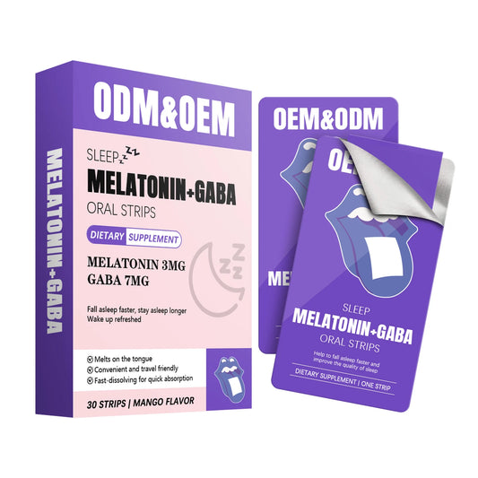 Night Relax Oral Melting Strips OEM ODM Customizable Fast Absorption High Compliance Easy to Take Sleep Aid Film