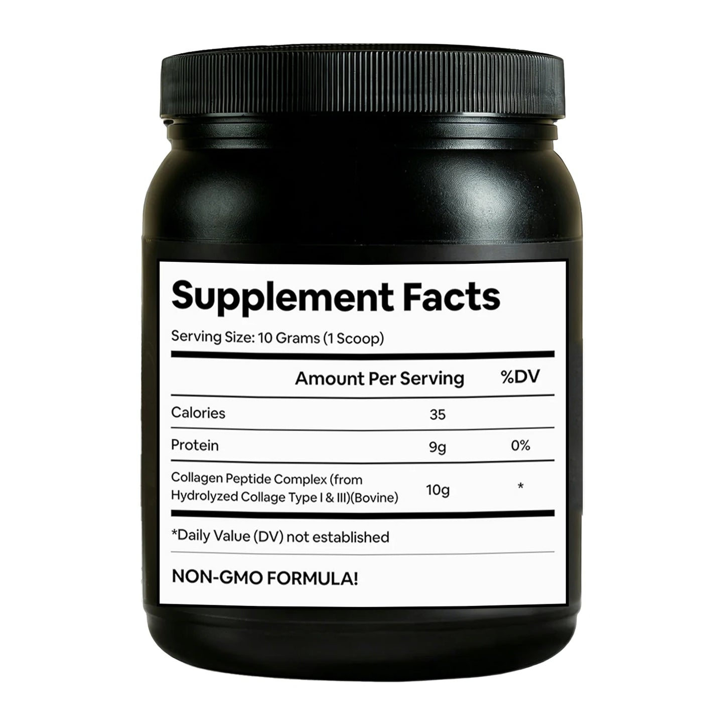 Hydrolyzed Collagen Peptides Powder Type I III Bovine Collagen Protein Unflavored Dietary Supplement