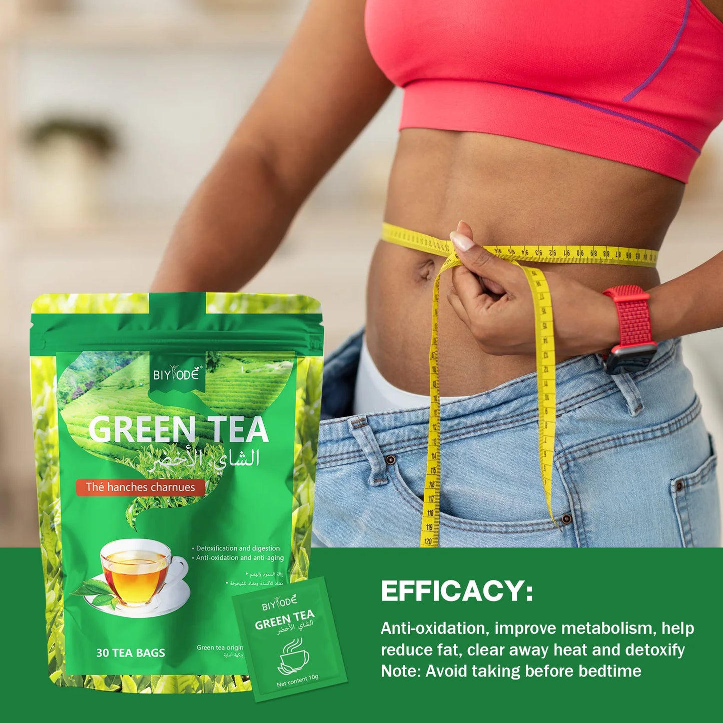 OEM ODM Private Label Manufacturer Green Tea Bag Herbal Tea private label supplements certified NSF HALAL COA GMP herbal healthcare wholesale factory