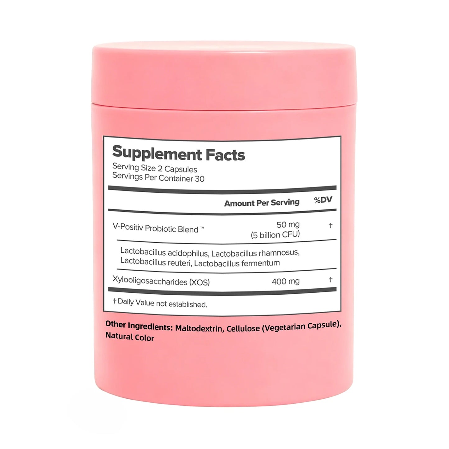 Custom Private Label Women Probiotic Capsules Multi Strain 5 Billion CFU Daily Balance Supplement GMP Certified