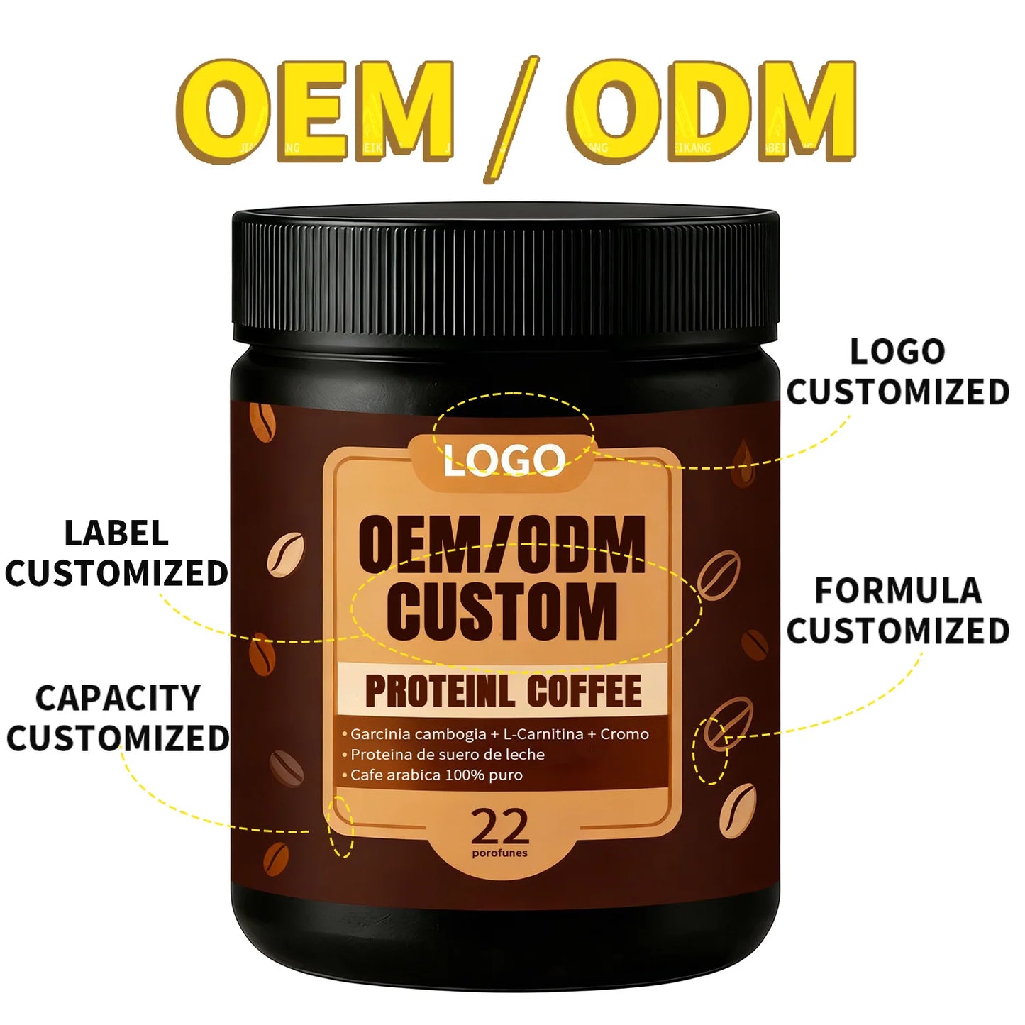 Protein Coffee Powder ¨C Fully Customizable Functional Coffee Solution
