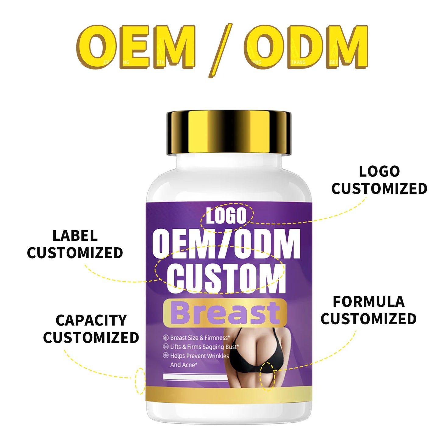 BIYODE Private Label Women¡¯s Breast Enhancement Softgels ¨C Full OEM ODM Custom Manufacturing