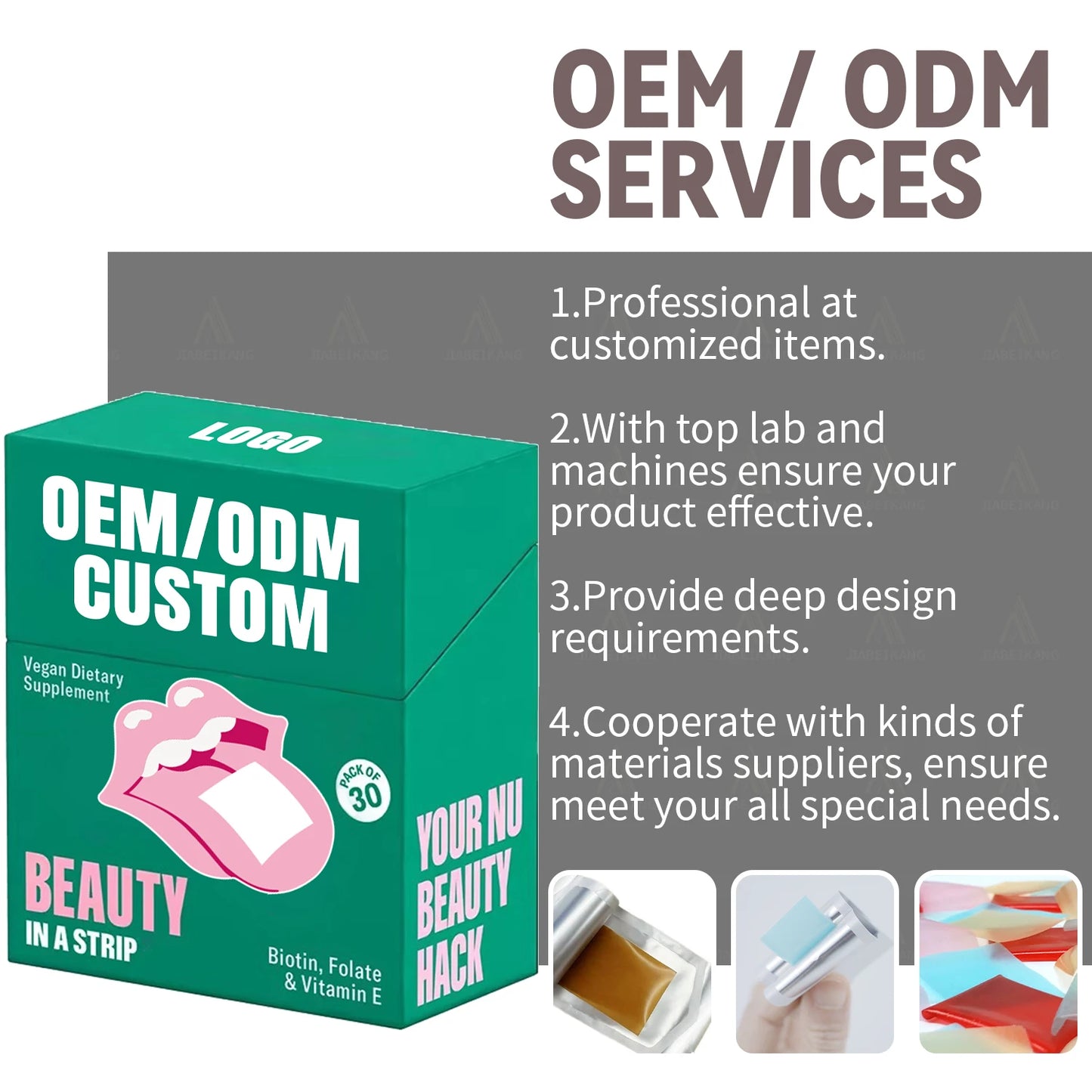 Oral Dissolvable Strips OEM Service From Concept to Finished Product