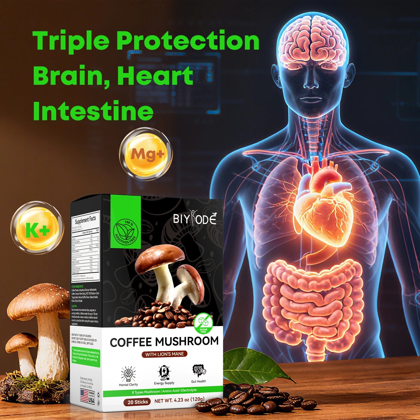 Instant Mushroom Coffee OEM Manufacturer Custom Functional Coffee Solution