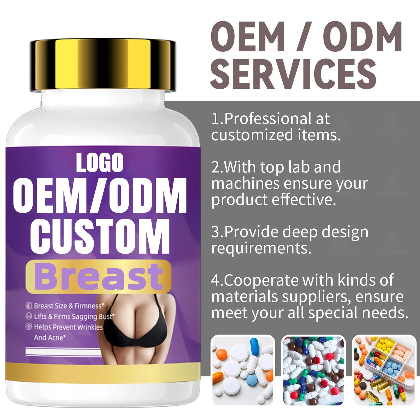 BIYODE Private Label Women¡¯s Breast Enhancement Softgels ¨C Full OEM ODM Custom Manufacturing