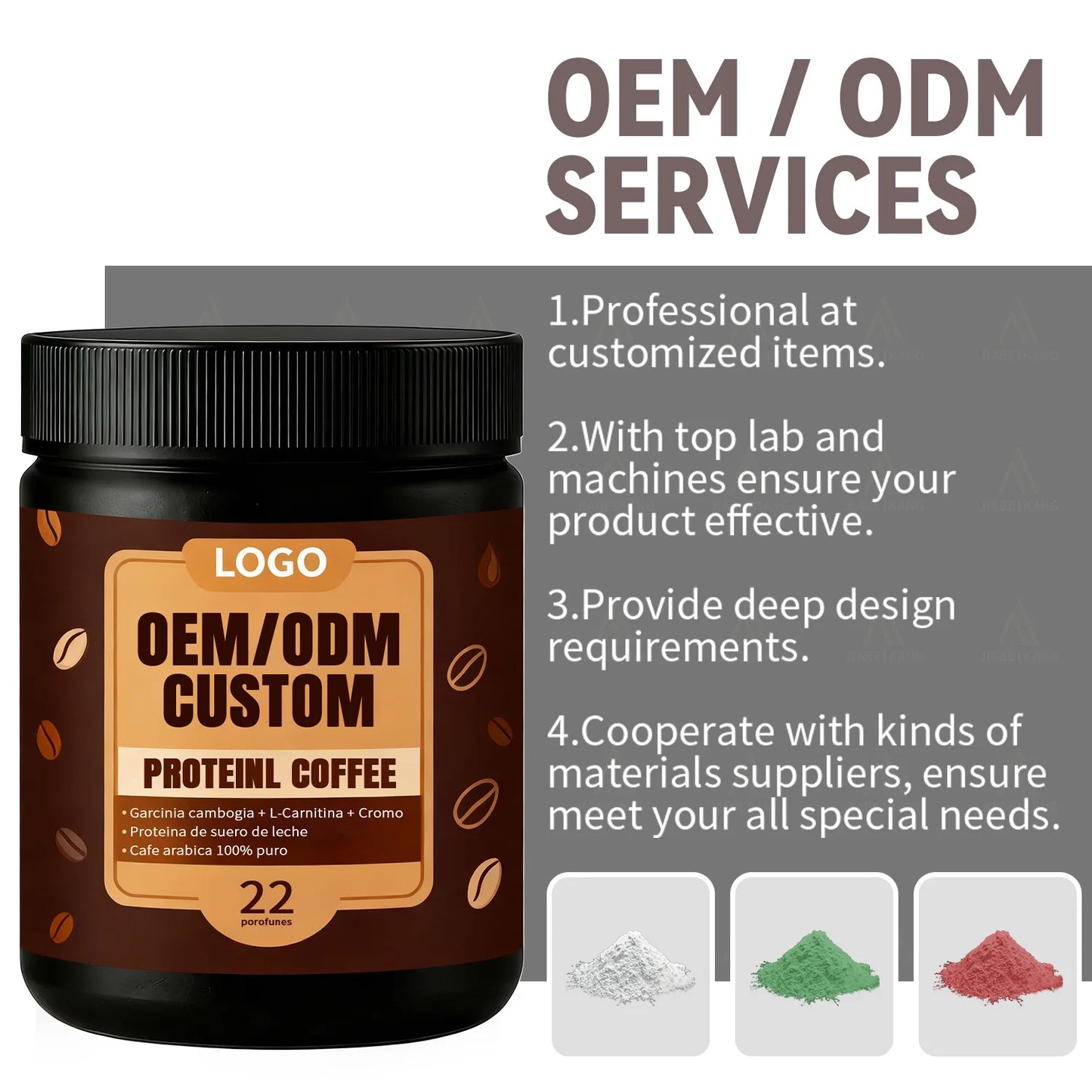 OEM Private Label Protein Coffee Powder Custom Manufacturing One Stop Solution