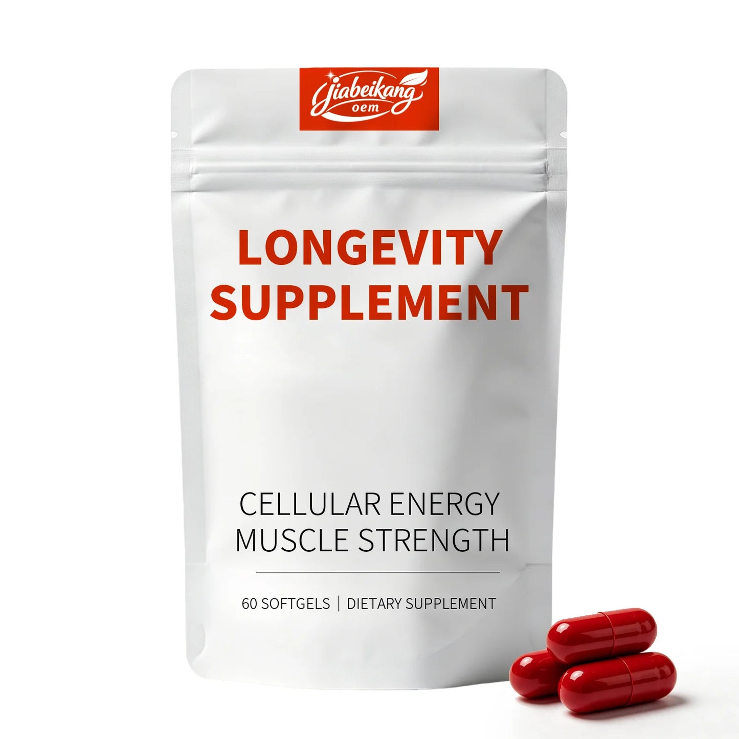 OEM Private Label Urolithin a 500mg Vegetarian Softgels Plant Based Cellular Wellness Daily Vitality Supplement
