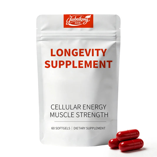 OEM Private Label Urolithin a 500mg Vegetarian Softgels Plant Based Cellular Wellness Daily Vitality Supplement