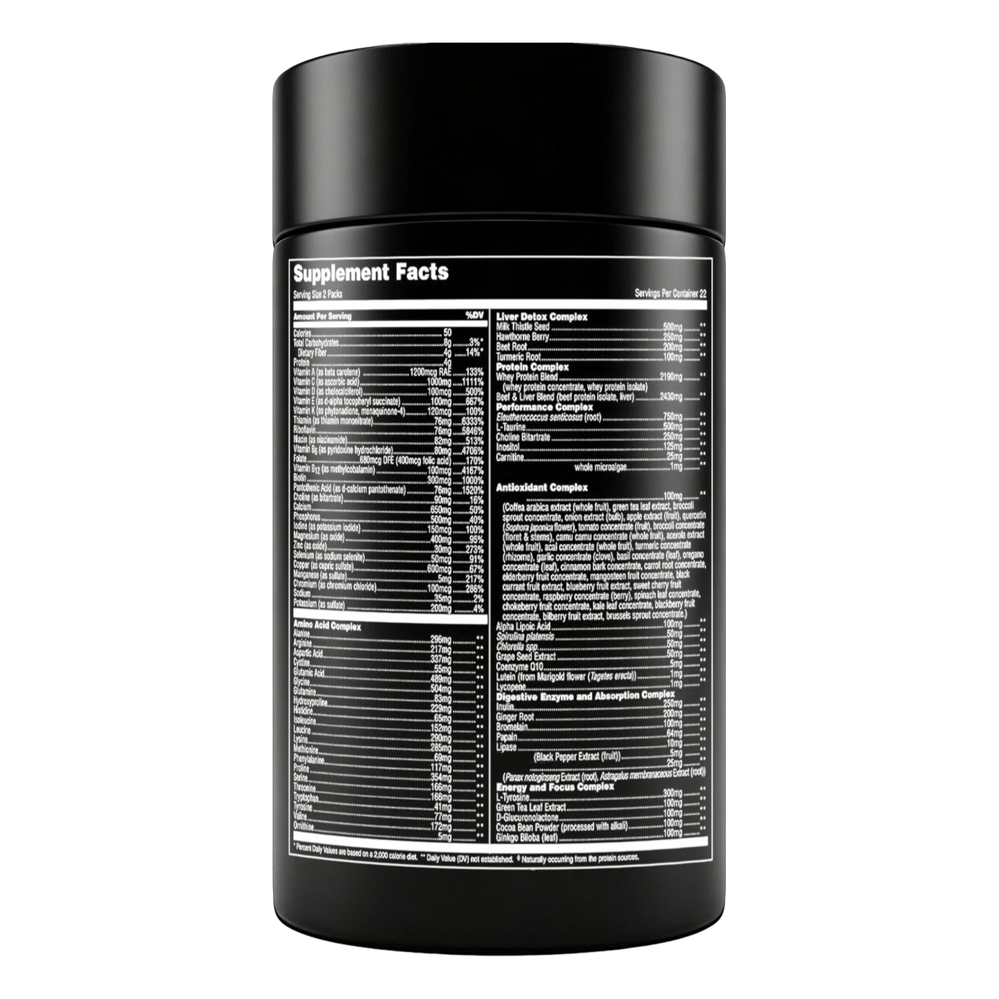OEM Private Label Advanced Multivitamin Tablets with Amino Acid Blend Digestive Enzyme Complex and Botanical Extract Formula
