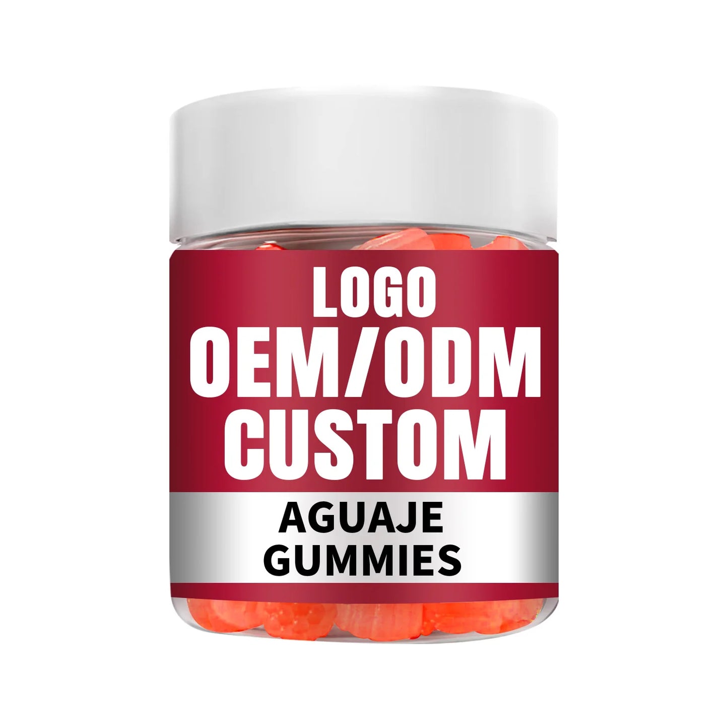 Maca Gummies Herbal Supplement OEM ODM Private Label Custom Formula Gummy Shape Packaging Solution