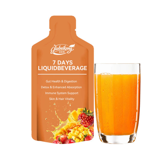 OEM Private Label Multi Strain Probiotic Liquid Sachet Drink with Botanical Blend Sugar Free Vegan Daily Wellness Formula