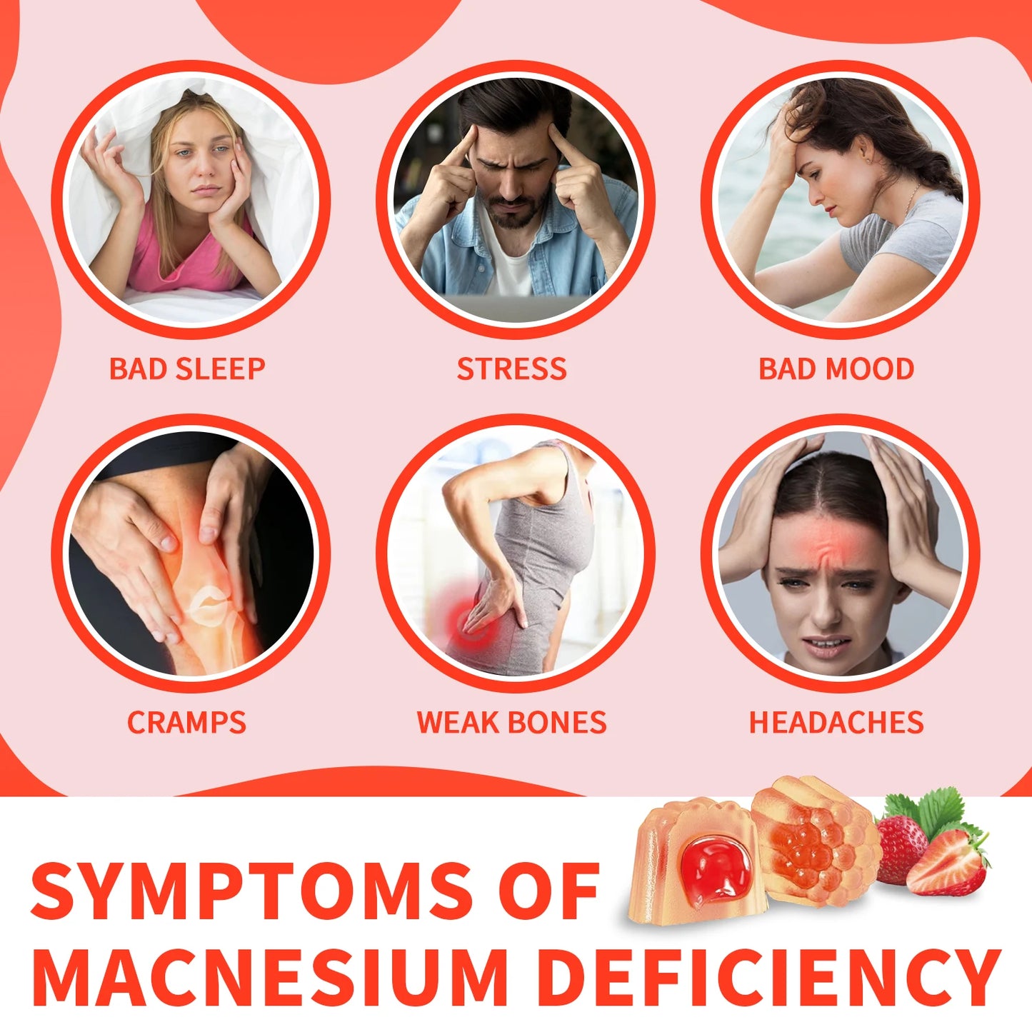 Magnesium glycinate supplement wholesale stress relief sleep help gummies