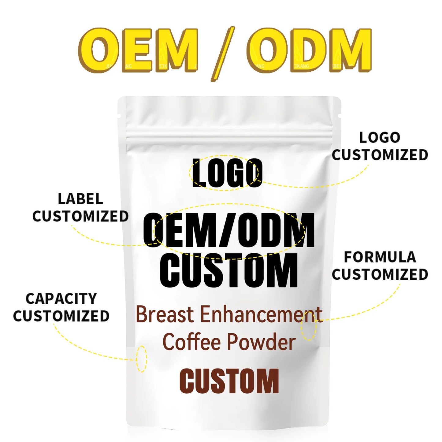 OEM ODM Custom Private Label Breast Enhancement Coffee Powder Herbal Supplement Manufacturer