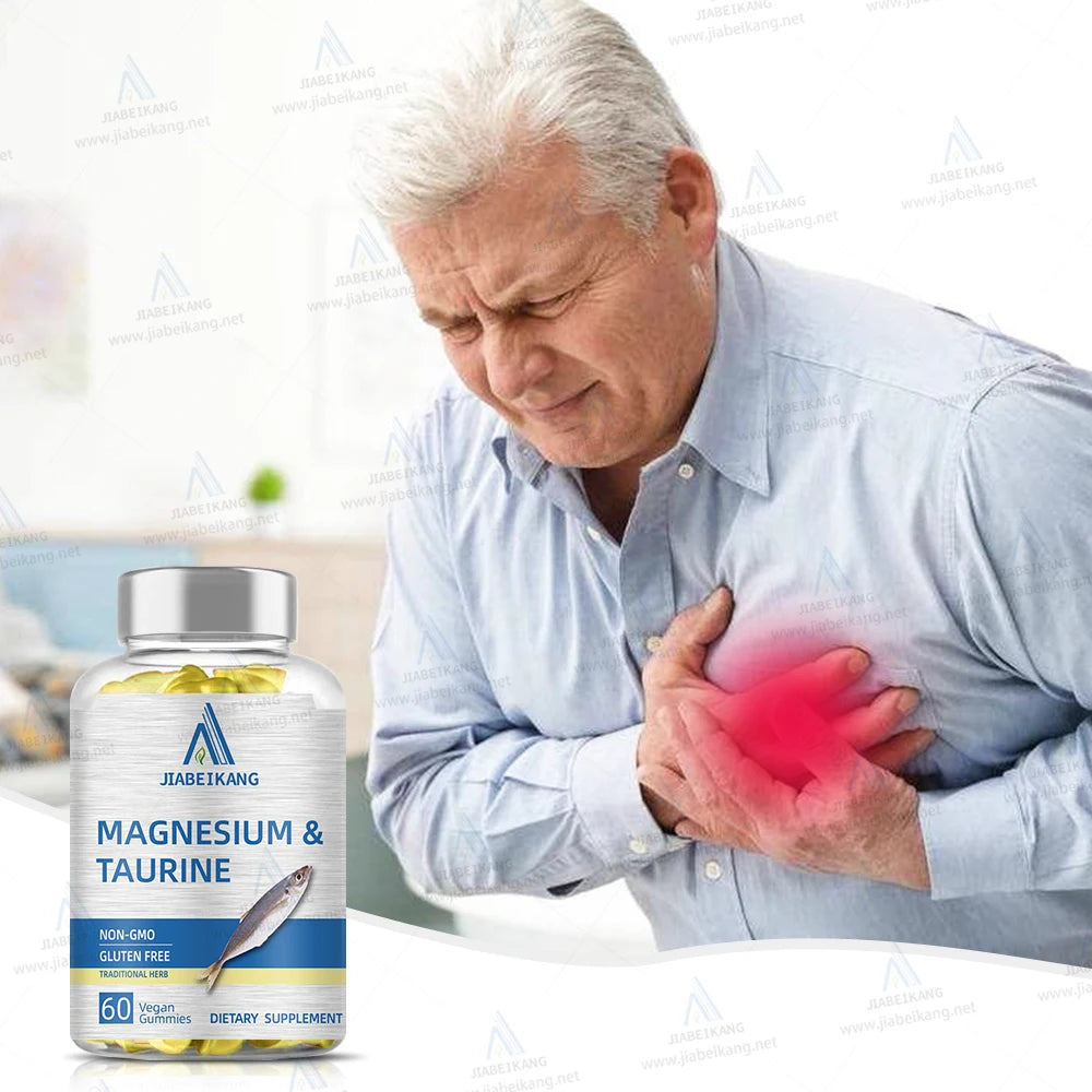 Heart protect healthcare supplement wholesale factory custom taurine magnesium softgel capsules