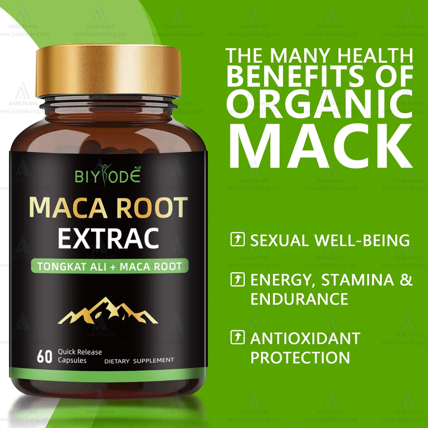 OEM factory ultimate maca root with tongkat ali energy boots power muscle body building health supplement hard capsule