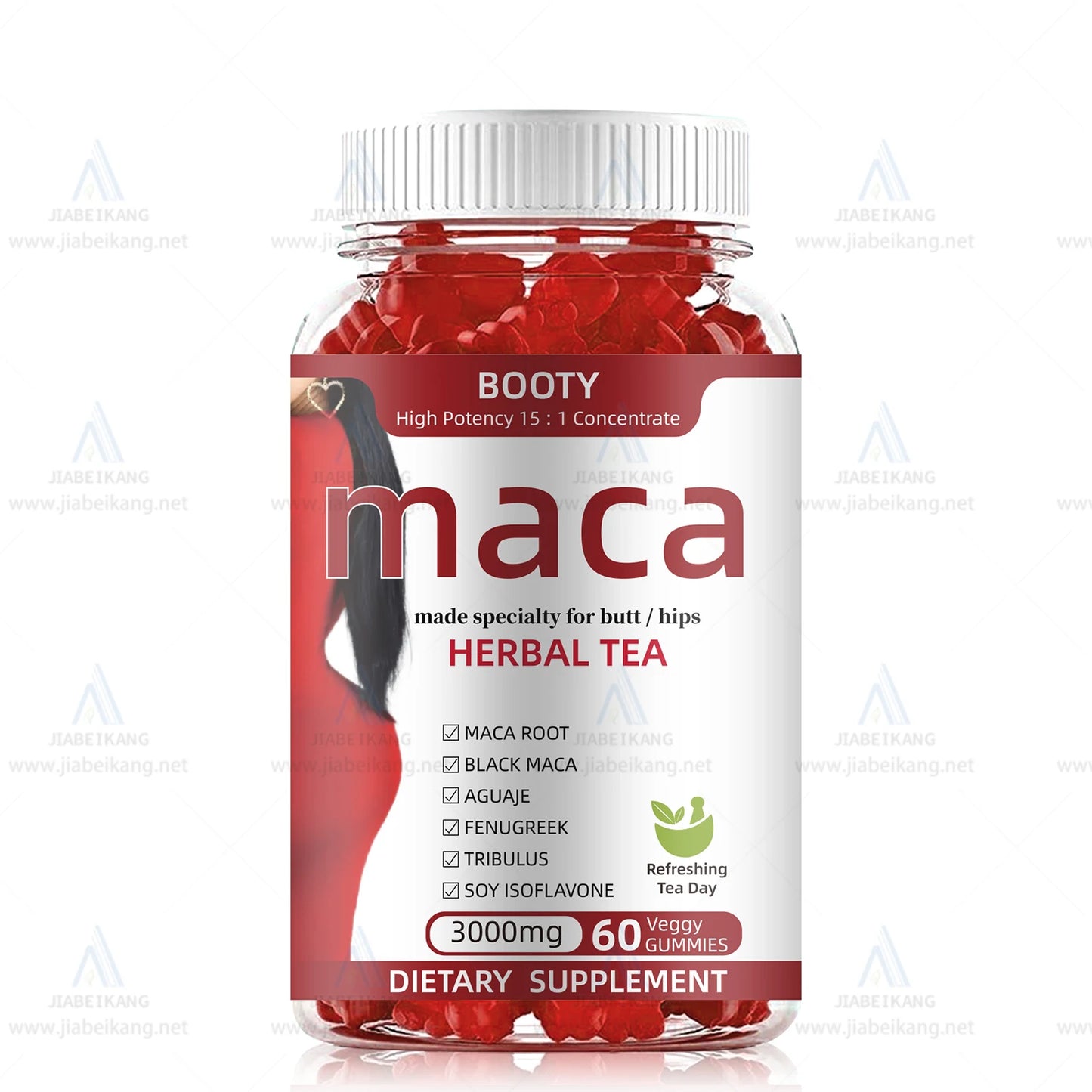 Private Label Maca Root Gummies Boost Energy Muscle Gain Gummies Maca Root for Women