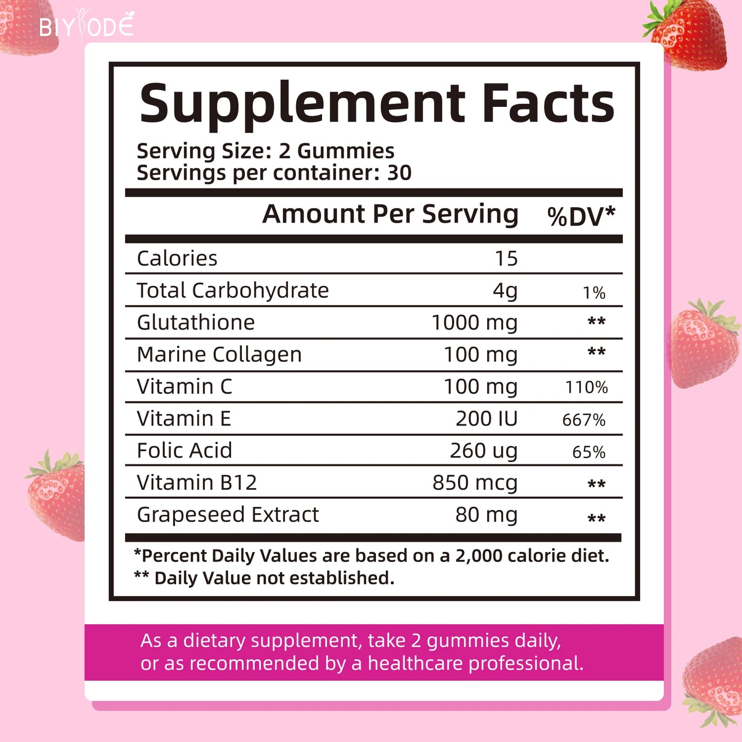 Private Label Healthcare Multivitamin Supplement Skin Whitening Gummies Collagen Glutathione Gummies