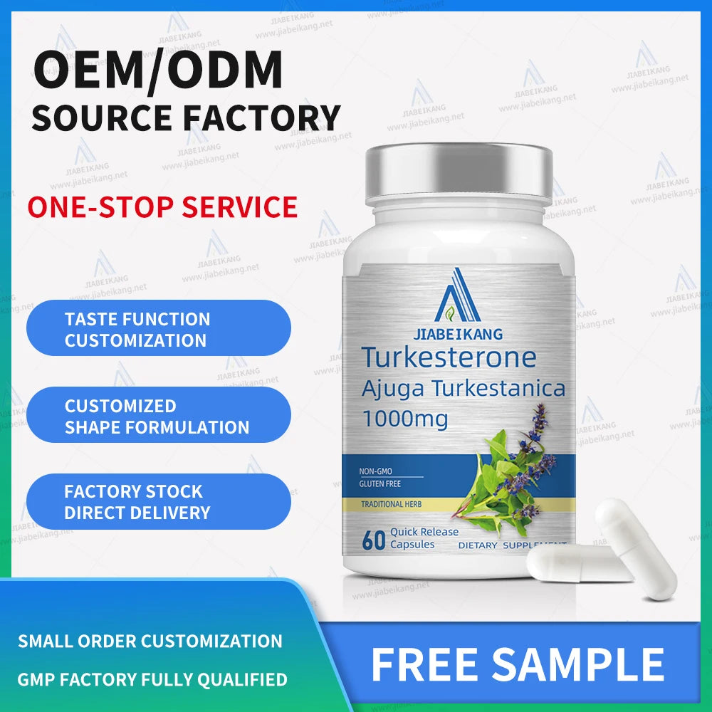 OEM ODM custom private label supplement manufacturer turkesterone capsules