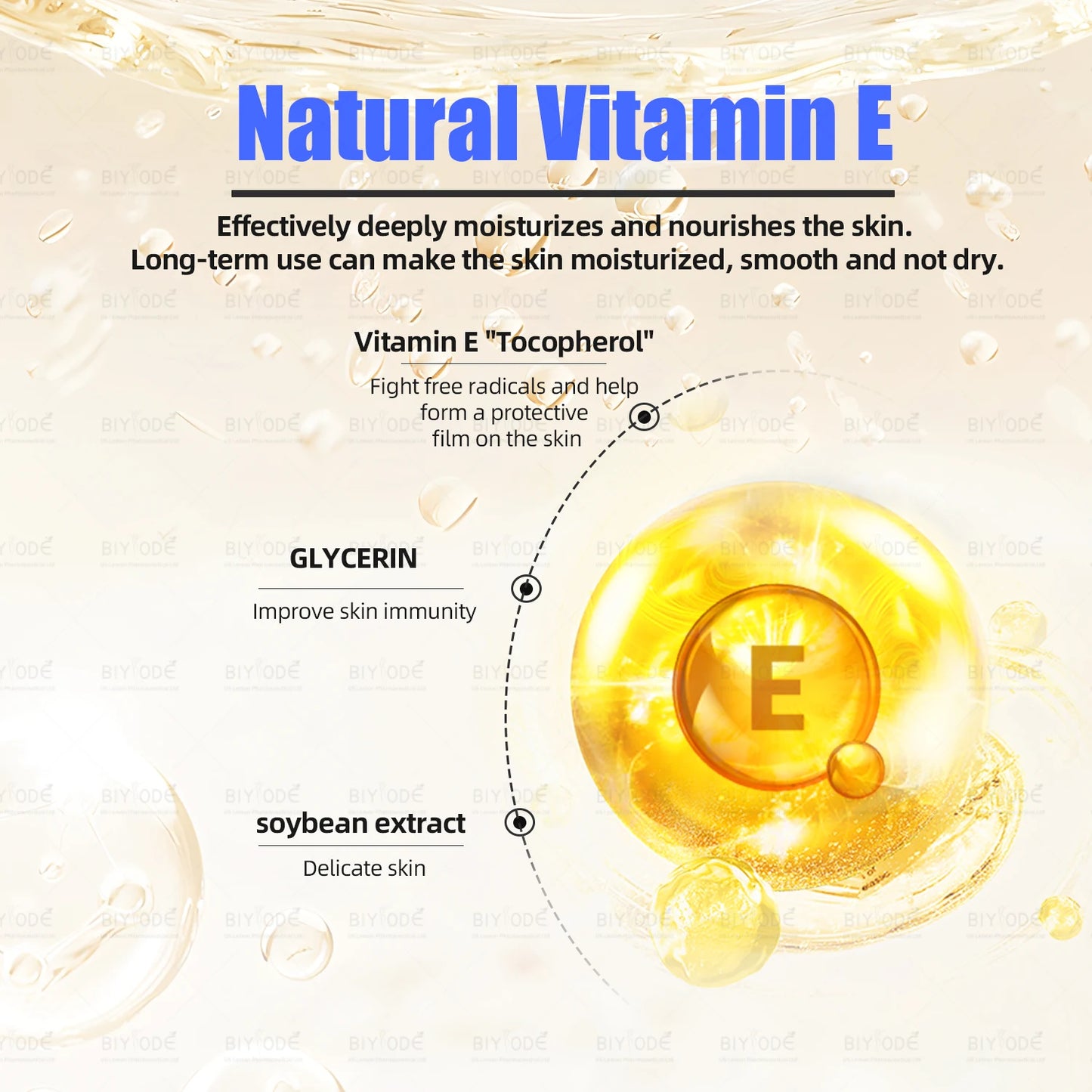 Wholesale Vitamins and Supplements Whiten Skin Get rid of acne Reduce spots Anti-oxidation Brain Heart Health Vitamin E Capsules