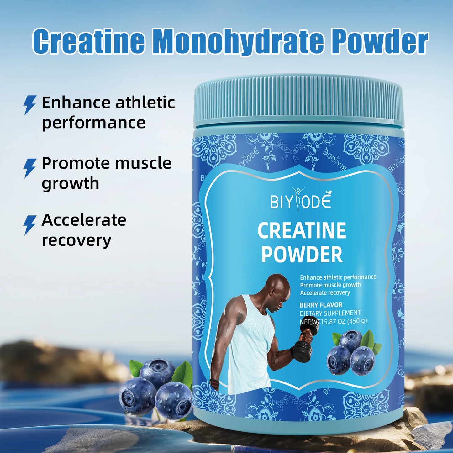 Biyode New Product Wholesale Pure Creatine Monohydrate Powder