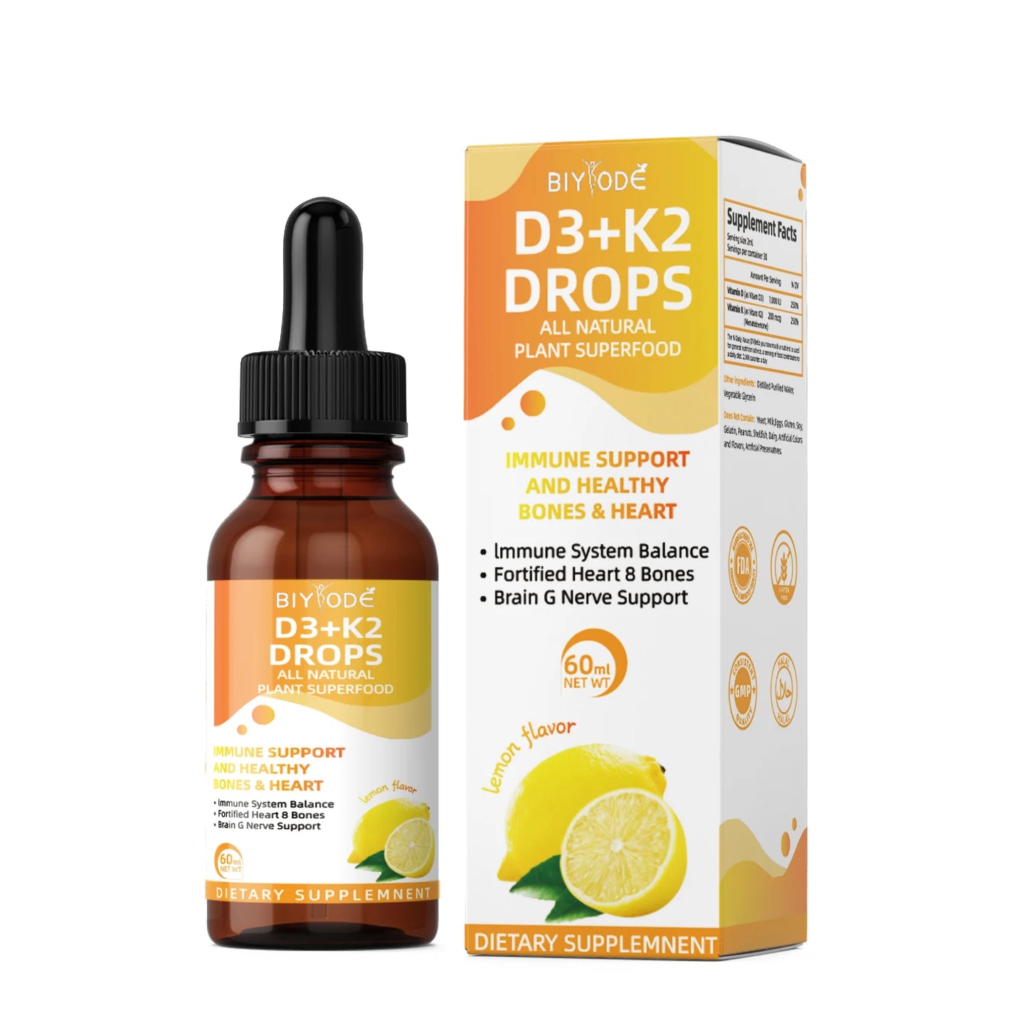 biyode vitamin d3 k2 and supplement wholesale immune system support multi vitamin liquid drops