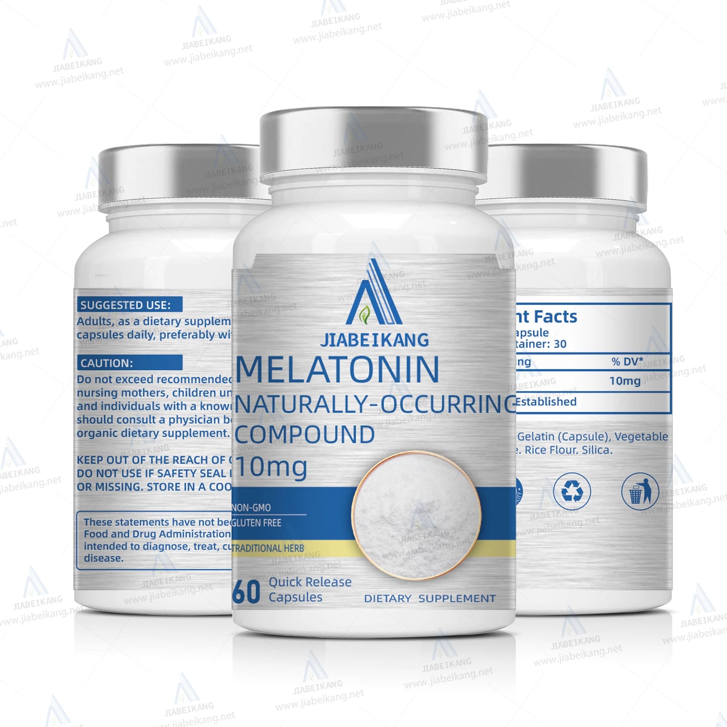 OEM custom vitamins and supplements sleep health products pure melatonin pills capsules