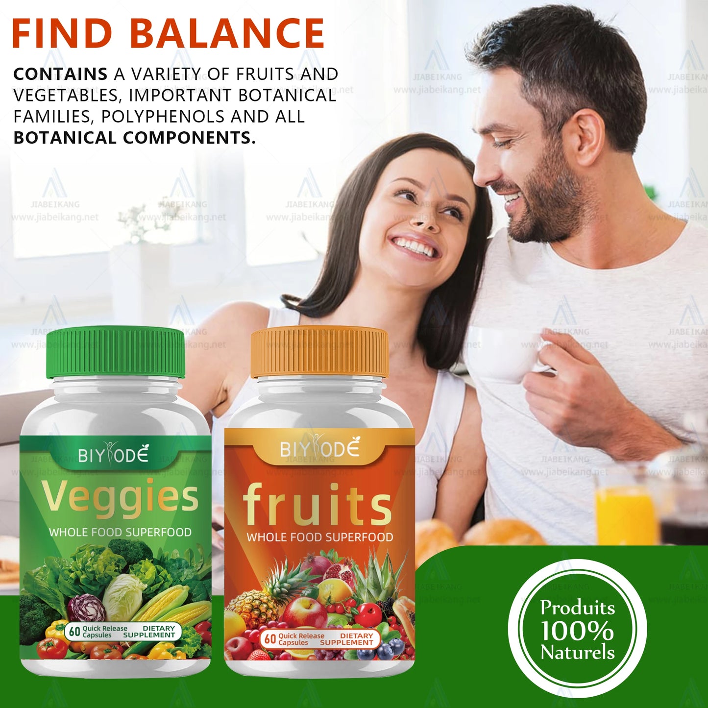 Superfood Multi vitamins C Balance Fruit And Vegetable Dietary veggies Supplement Support Immune System Health Tablets Capsule