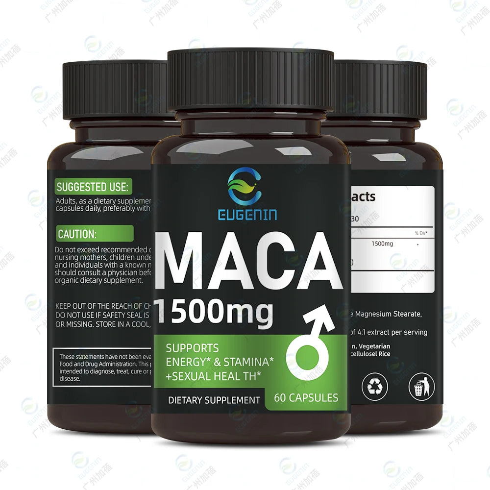 OEM ODM custom private label supplement manufacturer maca capsules