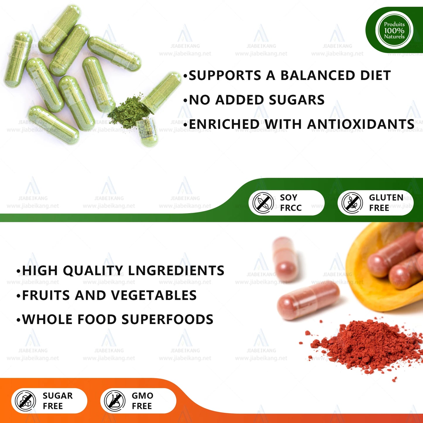 Superfood Multi vitamins C Balance Fruit And Vegetable Dietary veggies Supplement Support Immune System Health Tablets Capsule