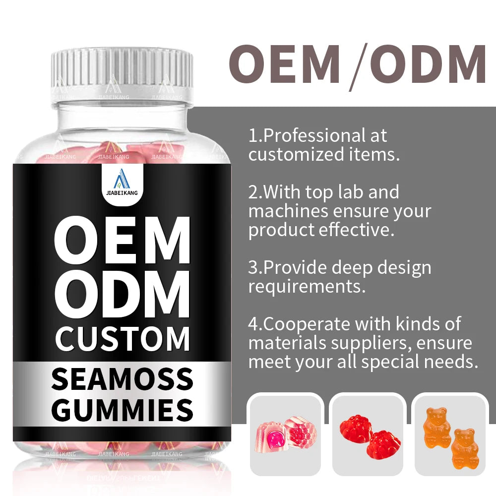 OEM Unique Design Healthcare Supplements Sea Moss Gummies
