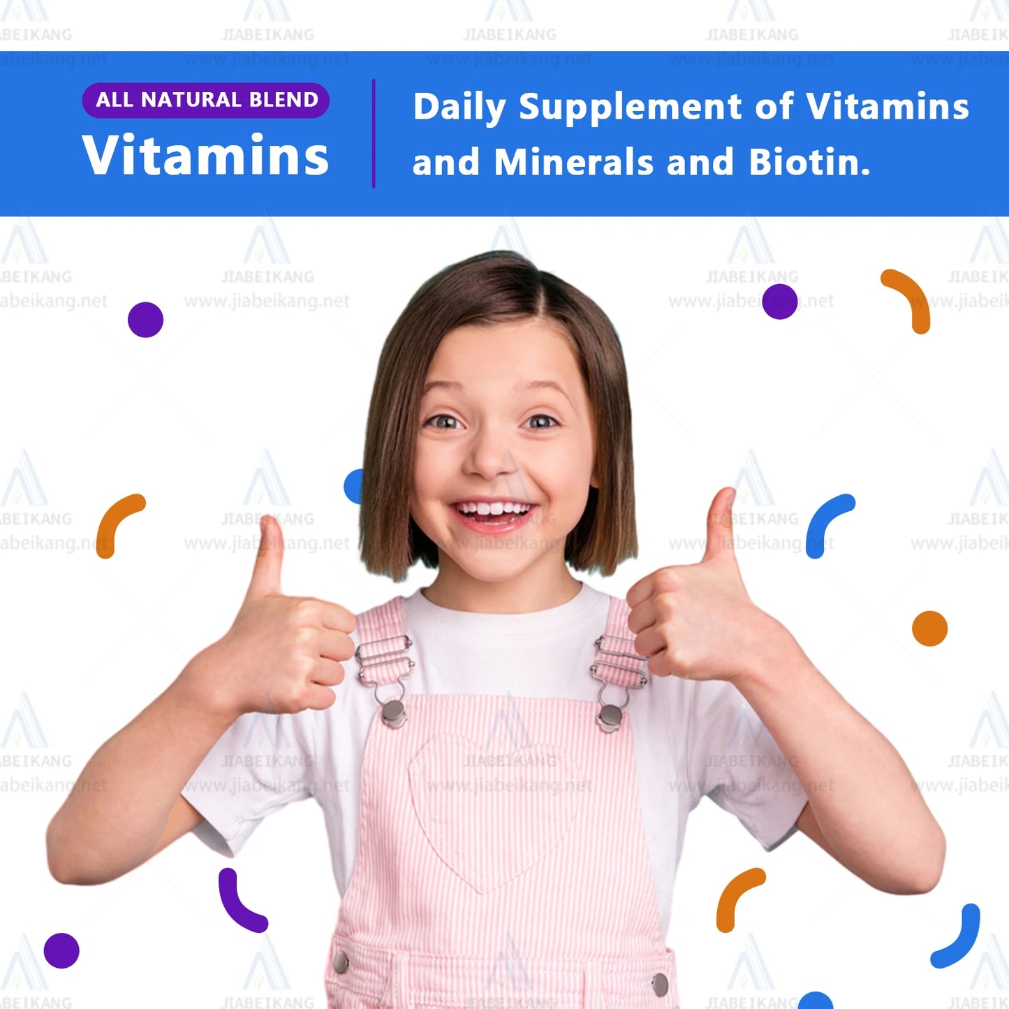 Biyode Effective Formula Kids Multi Vitamin Supplement Wholesale Immune Support Multivitmin B B12 Children Gummies