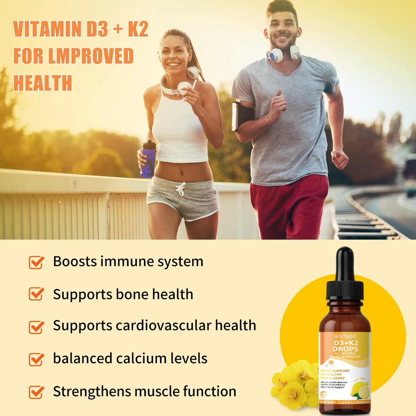 biyode vitamin d3 k2 and supplement wholesale immune system support multi vitamin liquid drops