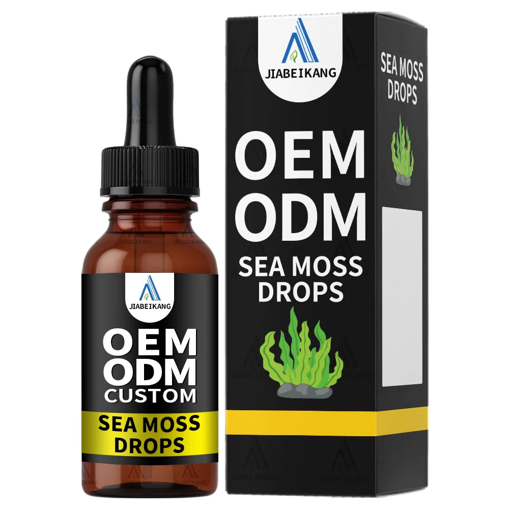 Best-Selling Custom Healthcare Supplements Organic Irish Sea Moss Drops