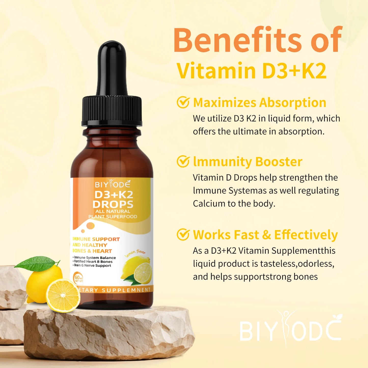 biyode vitamin d3 k2 and supplement wholesale immune system support multi vitamin liquid drops