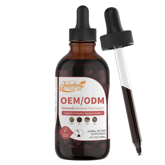 OEM Private Label Herbal Digestive Liquid Drops with Multi Botanical Blend Daily Wellness Supplement