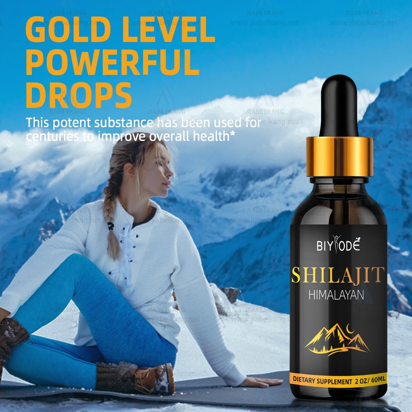 GMP factory wholesale custom oem himalayan shilajit liquid dry drop