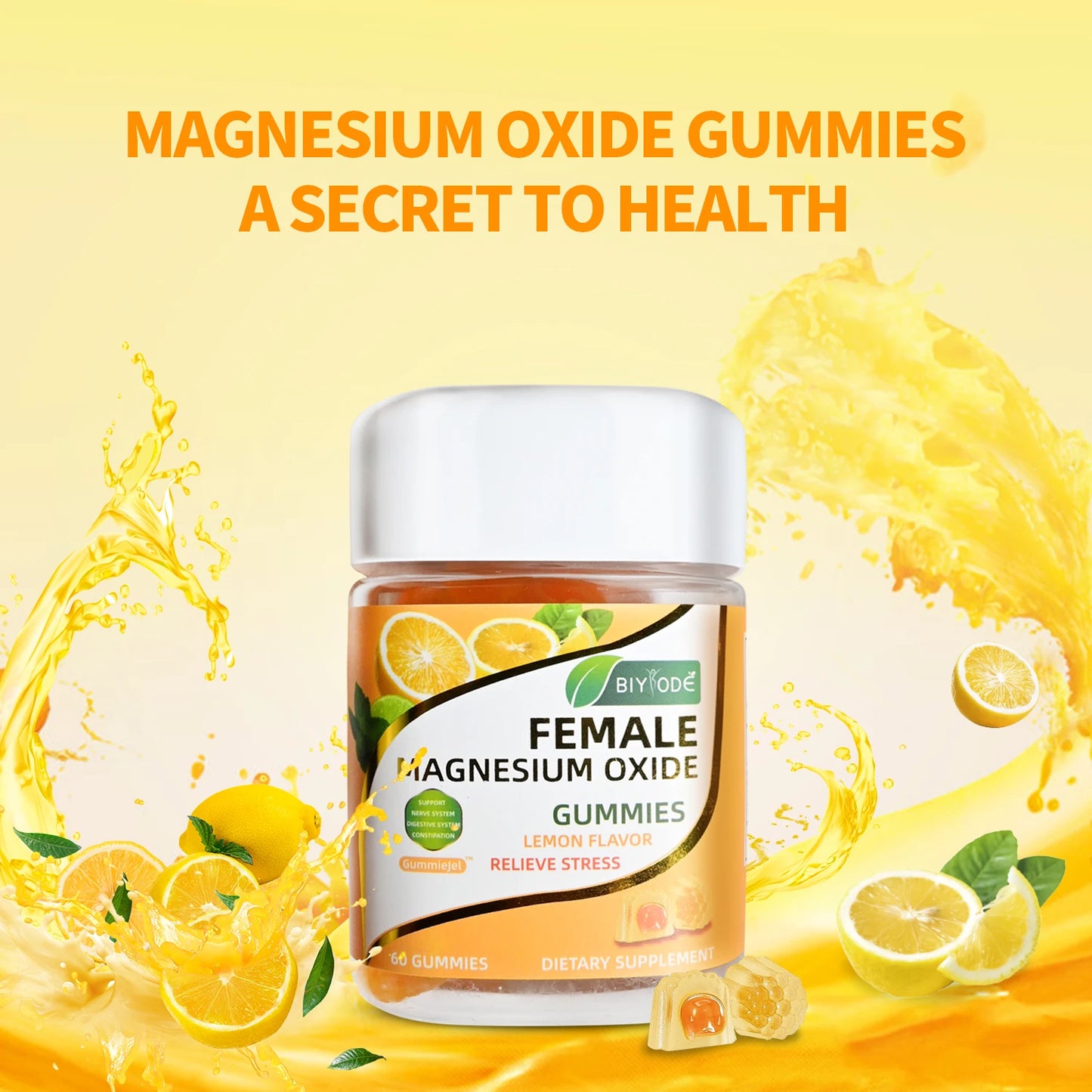 Magnesium oxide supplement stress relief gummies