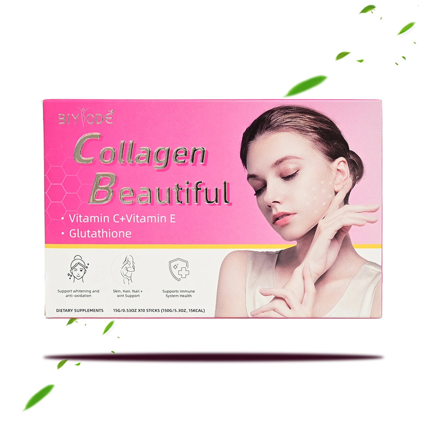 Custom oem odm private label collagen + vitamins + glutathione beauty supplement skin whitening collagen jelly