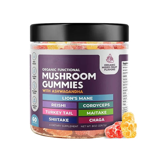 OEM ODM custom private label supplement manufacturer uper mushroom gummies