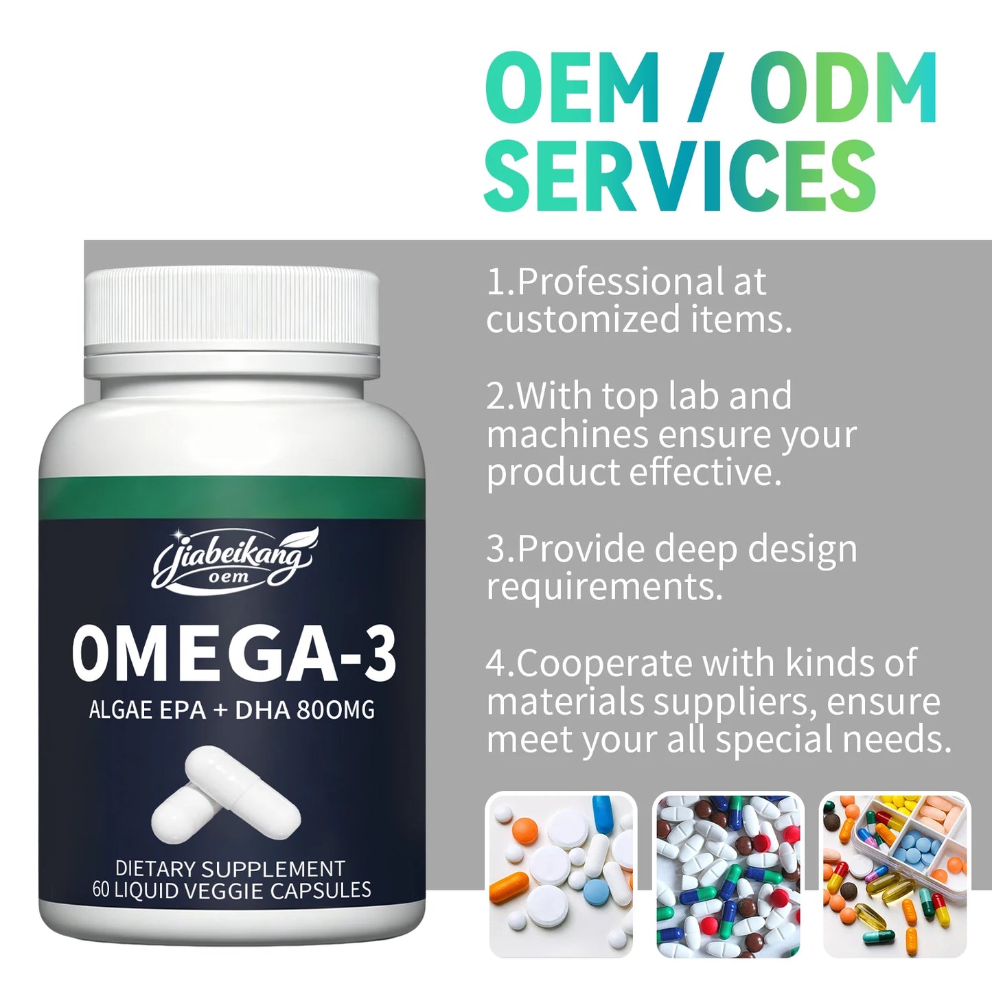 Private Label Vegan Algae Omega 3 Softgels Plant Based DHA EPA Liquid Capsules Fish Free Non GMO Dietary Supplement Manufacturer