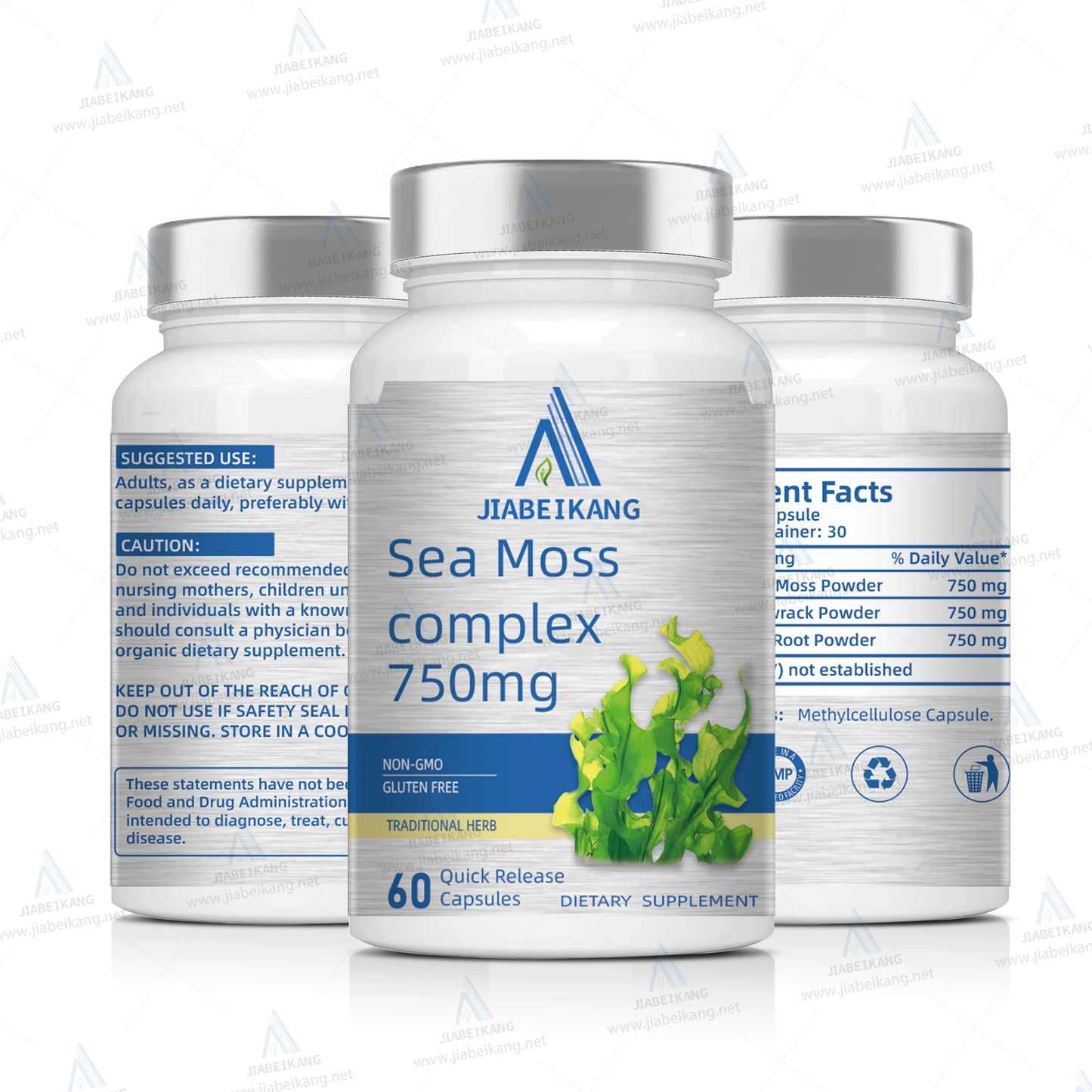 Infinite Age Seamoss Sea Moss Capsules with Burdock Root Bladderwrack Powder for Joint Skin Health