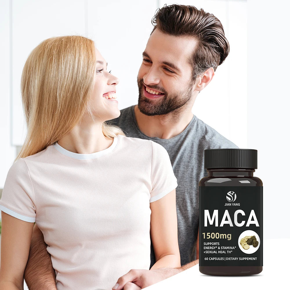 Factory OEM ultimate maca root 1500mg energy immune booster supplement male men wholesale capsule pills