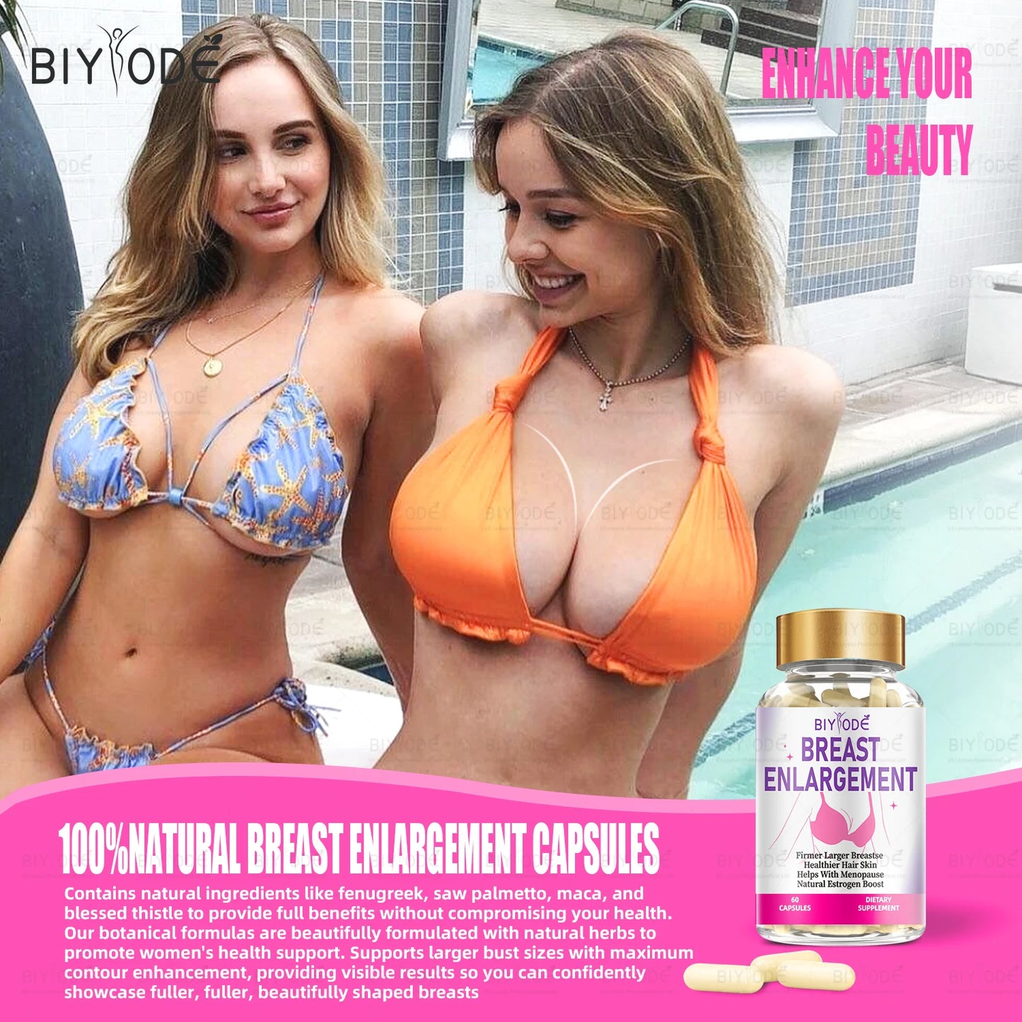 Custom Logo Label Supplement Manufacturer Wholesale Breast Enlargement Firmness Capsules