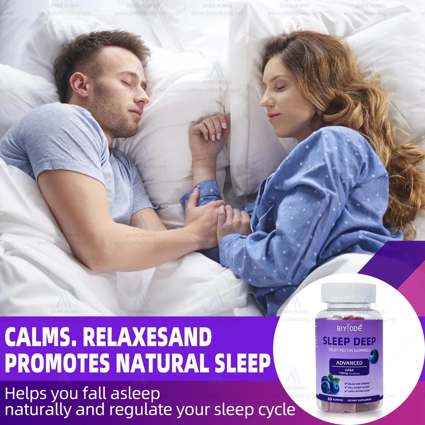 Sleep Well Supplement Relax For Men Women Gummy Calm Mood Energy Bears Melatonin Gummies