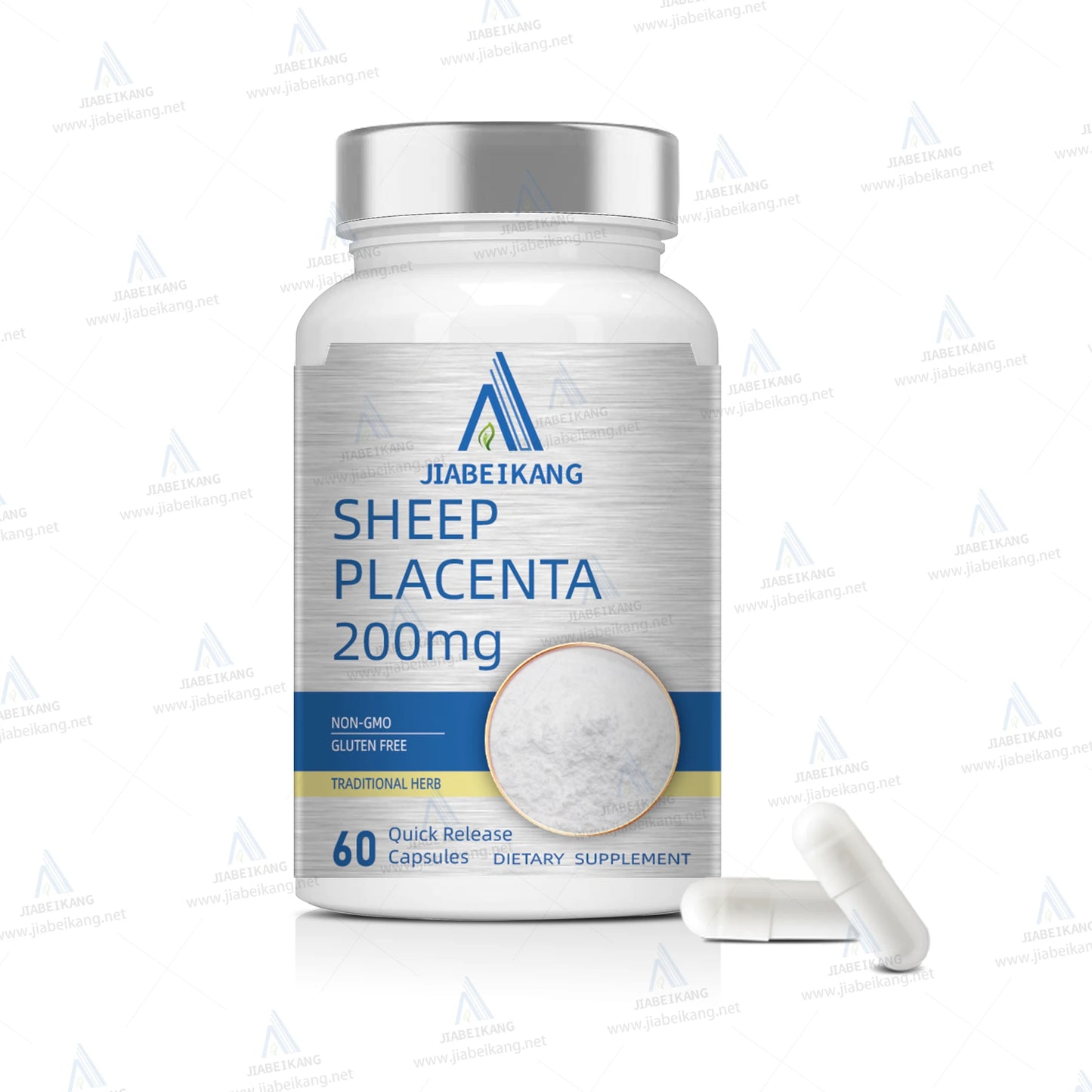 Hot Sale Sheep Placenta Capsules GMP Factory Custom Private Label Skin Whitening Vitamin Sheep Placenta